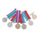 Collection of various medals, Sri Lanka, India, World War 2