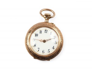 Ladies' pocket watch, Gold marked