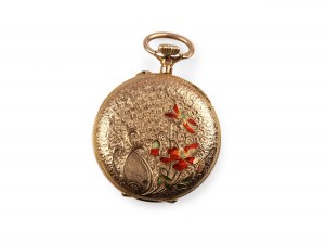 Ladies' pocket watch, Gold marked