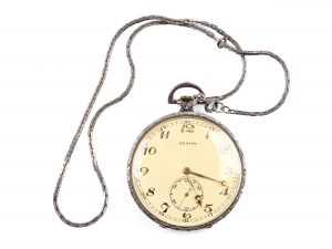 Montre de poche avec chaîne, Zenith