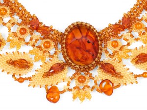 Necklace, Amber