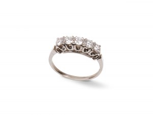 Ring, 14kt white gold