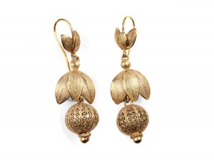 Pair of earrings, 19th century