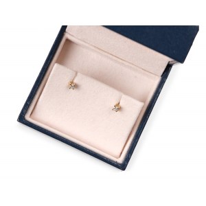 Pair of diamond stud earrings, Company Bucherer