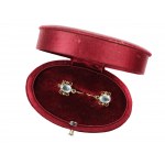 Pair of earrings, 14 ct yellow gold marked
