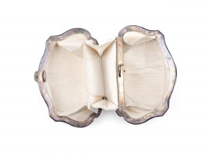 Wallet, Inlaid, probably silver