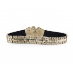 Oriental belt, Silver-plated metal