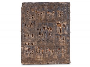 Icon with oklad, 19th century