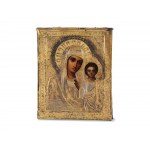 Icon with oklat, Gold-plated metal