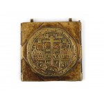 Three-part traveling icon, 18th/19th century