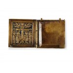 Three-part traveling icon, 18th/19th century