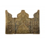 Three-part traveling icon, 18th/19th century