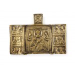 Three-part traveling icon, 18th/19th century