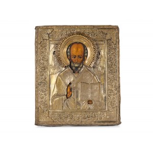 Icon with oklad, Russia