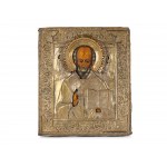 Icon with oklad, Russia
