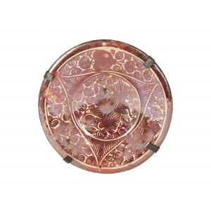 Chandelier plate, Persia