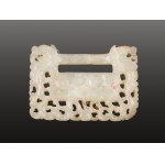 Chinese belt buckle, Jade