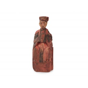Seated scholar, Qing Dynasty