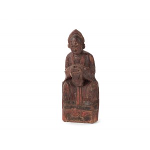 Seated scholar, Qing Dynasty