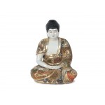 Sitting Buddha, Satsuma ceramics