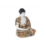 Sitting Buddha, Satsuma ceramics