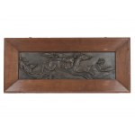 Mazeppa and the wolves, relief