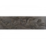 Mazeppa and the wolves, relief