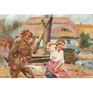 Jerzy Kossak (1886-1955), První útok - śmigus, 1943