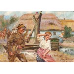Jerzy Kossak (1886-1955), First attack - śmigus, 1943