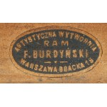 Wojciech Kossak (1856-1942), Zaprzęg z białym koniem, 1932