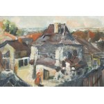 Jan Szopinski (1892-1971), View from Kazimierz on the Vistula River, 1930s.