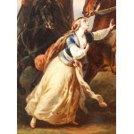 Feliks Sypniewski (1830-1903), Scena z Konrada Wallenroda: Spotkanie Alfa i Aldony, 1855