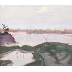 Stanislaw Szygell (1881-1941), Shores of the Narew River, 1925