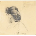 Stanisław Sawiczewski (1866-1943), Głowa kobiety, 1893