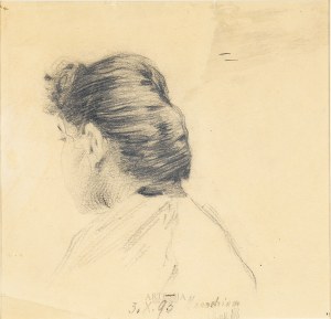 Stanisław Sawiczewski (1866-1943), Głowa kobiety, 1893