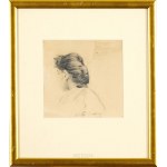 Stanislaw Sawiczewski (1866-1943), Head of a woman, 1893