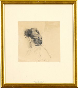 Stanisław Sawiczewski (1866-1943), Głowa kobiety, 1893