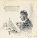 Stanisław Sawiczewski (1866-1943), Czytający gazetę, 1896