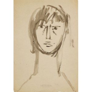 Barbara Jonscher (1926-1986), Autoportret, lata 50-te XX w.
