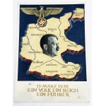 Postcard from the 3rd Reich with an image of A.H. 13 Marz 1938