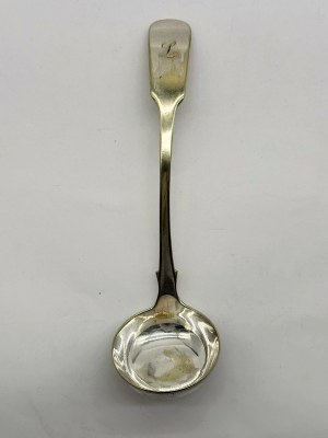 Silver-plated sauce spoon
