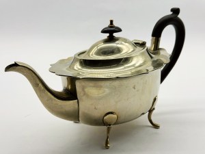 Silver-plated English teapot, early 20th century