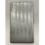 Long chrome cigarette case