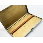 Long chrome cigarette case
