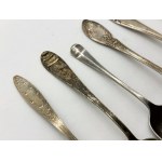 Mix of 7 silver-plated spoons
