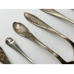 Mix of 7 silver-plated spoons