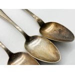 Mix of 7 silver-plated spoons