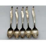 5 silver-plated spoons Hefra MET-60