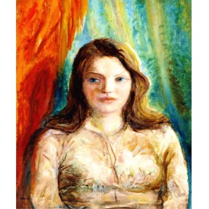 Aneri Irena Weissowa (1888-1981), Portret dziewczyny, ok. 1970