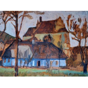 Stanisław Czajkowski (1878-1954), Fragment Kazimierza z widokiem na Farę, ok. 1929